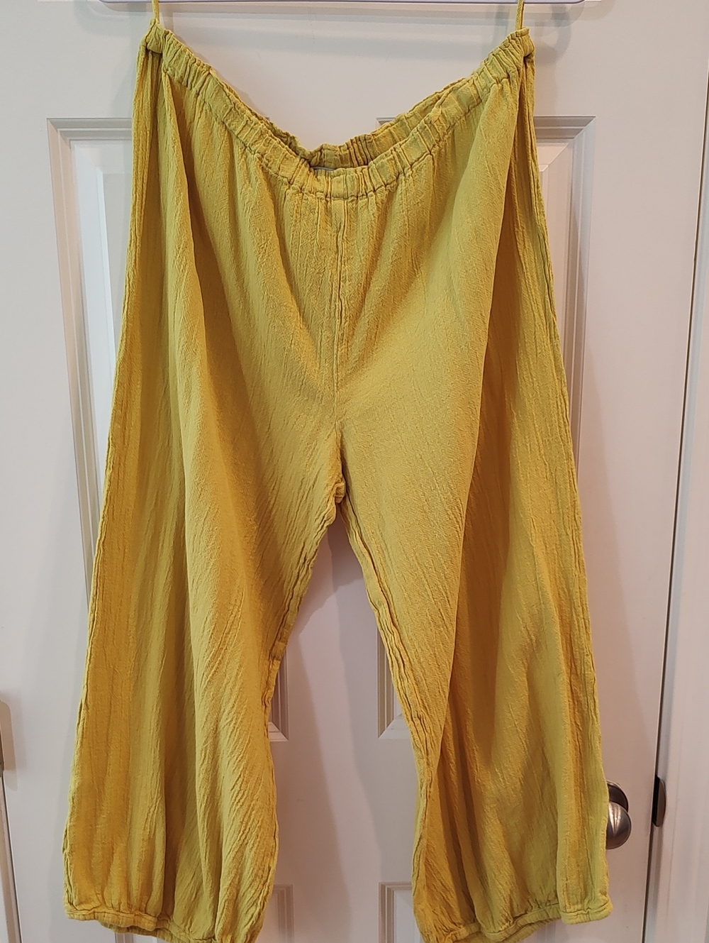 Oh My Gauze! Mustard Yellow Gauze Pants